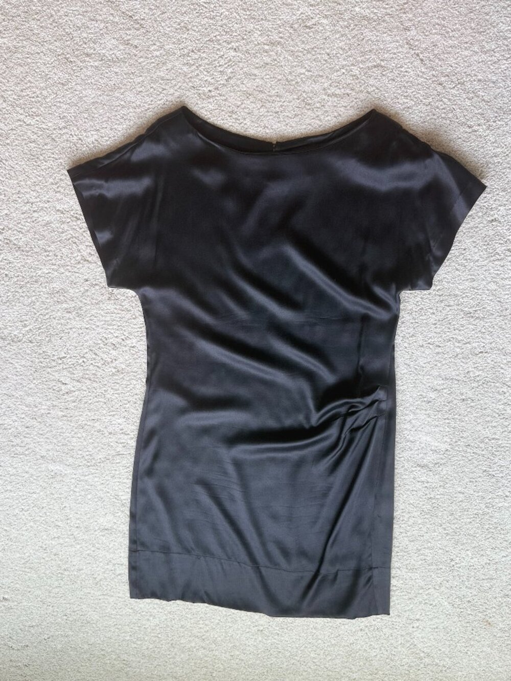 Banana Republic Black Silk Shift Dress Size 4 MSRP $198